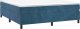 vidaXL vidaXL Łóżko kontynentalne, ciemnoniebieska, 180x200cm obite aksamitem 3