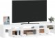vidaXL vidaXL Szafka pod TV z oświetleniem LED, biała 200x36,5x40 cm cm 6