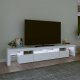vidaXL Szafka pod TV z oświetleniem LED, biała, 230x36,5x40 cm 3