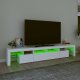vidaXL Szafka pod TV z oświetleniem LED, biała, 230x36,5x40 cm 4