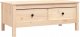 vidaXL Stolik kawowy, 100x50x40 cm, lite drewno sosnowe 2