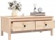vidaXL Stolik kawowy, 100x50x40 cm, lite drewno sosnowe 5