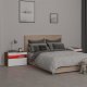 vidaXL Szafki nocne z LED, 2 szt., przydymiony dąb, 60x35x40 cm 6