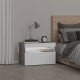 vidaXL vidaXL Szafka nocna z oświetleniem LED, szary dąb sonoma, 60x35x40 cm 3