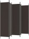 vidaXL vidaXL Parawan 6-panelowy, brązowy, 300x200 cm, tkanina 5
