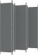 vidaXL vidaXL Parawan 5-panelowy, antracytowy,250x220 cm, tkanina 4