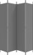 vidaXL vidaXL Parawan 4-panelowy, antracytowy, 200x220 cm, tkanina 4