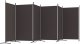 vidaXL vidaXL Parawan 6-panelowy, brązowy, 520x180 cm, tkanina 4