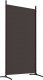 vidaXL vidaXL Parawan 4-panelowy, brązowy, 346x180 cm, tkanina 6