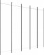 vidaXL vidaXL Parawan 5-panelowy, biały, 250x200 cm, tkanina 1