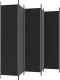 vidaXL vidaXL Parawan 6-panelowy, czarny, 300x200 cm, tkanina 5