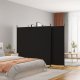 vidaXL vidaXL Parawan 3-panelowy, czarny, 525x180 cm, tkanina 1