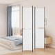 vidaXL vidaXL Parawan 3-panelowy, biały, 150x220 cm, tkanina 1