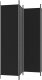 vidaXL vidaXL Parawan 4-panelowy, czarny, 200x200 cm, tkanina 5