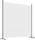 vidaXL vidaXL Parawan 2-panelowy, biały, 348x180 cm, tkanina 6