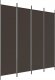vidaXL vidaXL Parawan 4-panelowy, brązowy, 200x200 cm, tkanina 2
