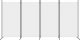 vidaXL vidaXL Parawan 4-panelowy, biały, 346x180 cm, tkanina 3