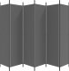 vidaXL vidaXL Parawan 6-panelowy, antracytowy, 300x200 cm, tkanina 4