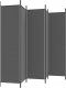 vidaXL vidaXL Parawan 6-panelowy, antracytowy, 300x200 cm, tkanina 5