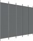 vidaXL vidaXL Parawan 5-panelowy, antracytowy, 250x200 cm, tkanina 2