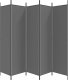 vidaXL vidaXL Parawan 5-panelowy, antracytowy, 250x200 cm, tkanina 4