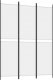 vidaXL vidaXL Parawan 3-panelowy, biały,150x200 cm, tkanina 2