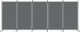 vidaXL vidaXL Parawan 5-panelowy, antracytowy, 433x180 cm, tkanina 3