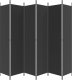 vidaXL vidaXL Parawan 6-panelowy, czarny, 300x220 cm, tkanina 4