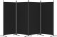vidaXL vidaXL Parawan 4-panelowy, czarny, 346x180 cm, tkanina 4