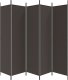vidaXL vidaXL Parawan 5-panelowy, brązowy, 250x200 cm, tkanina 4