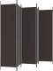 vidaXL vidaXL Parawan 5-panelowy, brązowy, 250x200 cm, tkanina 5