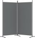 vidaXL vidaXL Parawan 2-panelowy, antracytowy, 175x180 cm, tkanina 3