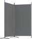 vidaXL vidaXL Parawan 2-panelowy, antracytowy, 175x180 cm, tkanina 4