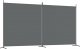 vidaXL vidaXL Parawan 2-panelowy, antracytowy, 348 x 180 cm, tkanina 2