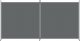 vidaXL vidaXL Parawan 2-panelowy, antracytowy, 348 x 180 cm, tkanina 3
