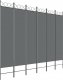 vidaXL vidaXL Parawan 6-panelowy, antracytowy, 240x200 cm, tkanina 2