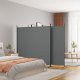 vidaXL vidaXL Parawan 3-panelowy, antracytowy, 525x180 cm, tkanina 1