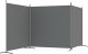 vidaXL vidaXL Parawan 3-panelowy, antracytowy, 525x180 cm, tkanina 4