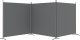 vidaXL vidaXL Parawan 3-panelowy, antracytowy, 525x180 cm, tkanina 5