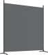 vidaXL vidaXL Parawan 3-panelowy, antracytowy, 525x180 cm, tkanina 6