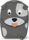 Affenzahn Affenzahn childrens suitcase Hugo dog, trolley (grey) 1
