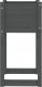 vidaXL vidaXL Donica, szara, 40x40x81 cm, lite drewno sosnowe 4