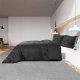 vidaXL vidaXL Zestaw pościeli, czarny, 240x220 cm, lekka mikrofibra 3