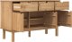 vidaXL Komoda, 114x43x73,5 cm, lite drewno sosnowe 4
