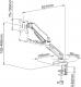 Art Uchwyt biurkowy na monitor 13" - 27" L-11GD (RAMART L-11GD) 6
