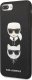 Karl Lagerfeld Etui Karl Lagerfeld KLHCI8LSAKICKCBK Apple iPhone 8/7 Plus czarny/black hardcase Saffiano Ikonik Karl&Choupette Head 2