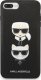 Karl Lagerfeld Etui Karl Lagerfeld KLHCI8LSAKICKCBK Apple iPhone 8/7 Plus czarny/black hardcase Saffiano Ikonik Karl&Choupette Head 3