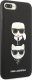 Karl Lagerfeld Etui Karl Lagerfeld KLHCI8LSAKICKCBK Apple iPhone 8/7 Plus czarny/black hardcase Saffiano Ikonik Karl&Choupette Head 4