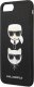 Karl Lagerfeld Etui Karl Lagerfeld KLHCI8LSAKICKCBK Apple iPhone 8/7 Plus czarny/black hardcase Saffiano Ikonik Karl&Choupette Head 6