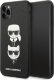 Karl Lagerfeld Etui Karl Lagerfeld KLHCN58SAKICKCBK Apple iPhone 11 Pro czarny/black hardcase Saffiano Ikonik Karl&Choupette Head 1